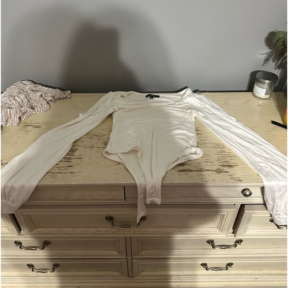 lulus cream body suit